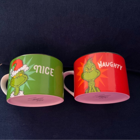 Lennox Merry Grinchmas Naughty and Nice mugs - Picture 2 of 6